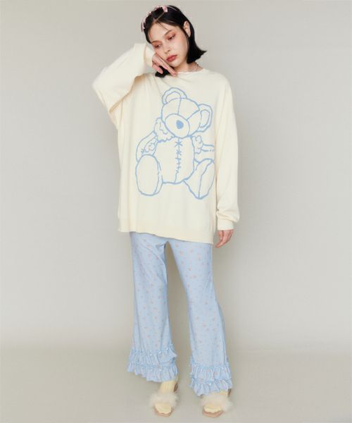 SWEET THINGS FRILL FLARE PANTS | Candy Stripper（キャンディ 