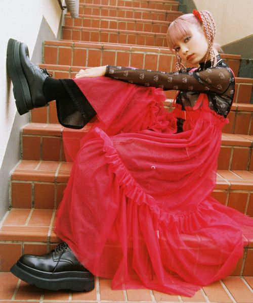 MARRY ME HARNESS TULLE SKIRT | Candy Stripper（キャンディ