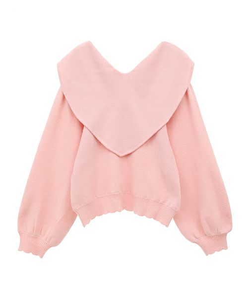 ♡COLLAR KNIT | Candy Stripper（キャンディ ストリッパー