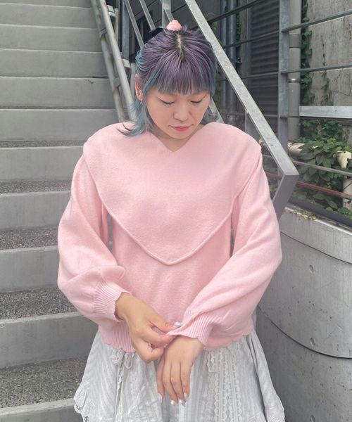 トップス ounce glitter collar knit Niiyyjj Women's Knit Sweater Round Neck Long Sleeve Crackled