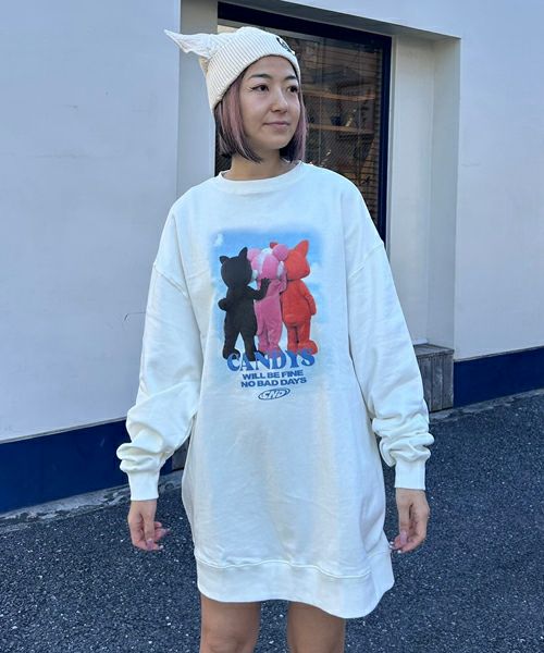 THE ILL CANDY SWEAT ONE-PIECE | Candy Stripper（キャンディ  