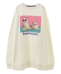 PARIS CAT SWEAT ONE-PIECE | Candy Stripper（キャンディ