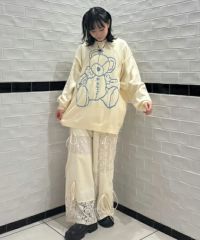 LACY PATCH WORK DROST パンツ LACY PATCH WORK DROST PANTS | Candy Stripper（キャンディ