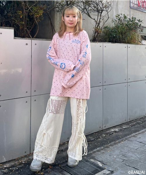Candy Stripper パンツ LACY PATCH WORK DROST レディース