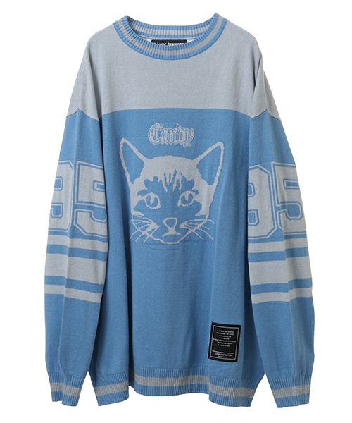 値下げしました！！NKNIT CATセーター 猫 - メルカリ