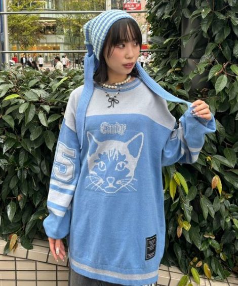NUMBERING CAT KNIT