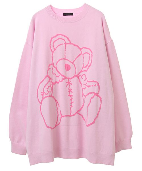 BROKEN BEAR KNIT | Candy Stripper（キャンディ ストリッパー