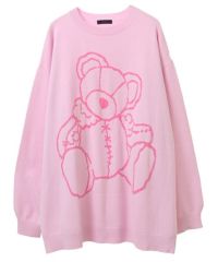 BROKEN BEAR KNIT | Candy Stripper（キャンディ ストリッパー