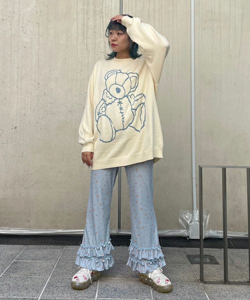 Candy Stripper - 新品　candy stripper くまニット 楽天市場】CANDY STRIPPER / SITTING BEAR ニットセーター