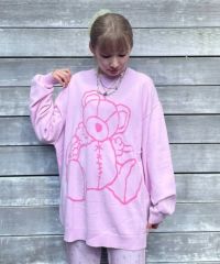 BROKEN BEAR KNIT | Candy Stripper（キャンディ ストリッパー