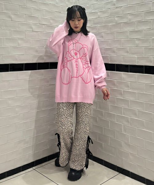 BROKEN BEAR KNIT | Candy Stripper（キャンディ ストリッパー