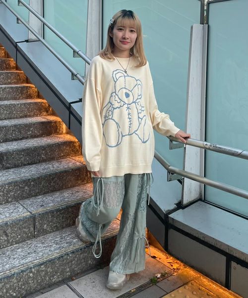 キャンディーストリッパー　candystripper ニット BROKEN BEAR KNIT | Candy Stripper（キャンディ ストリッパー