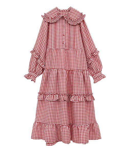 MAKE MY DREAM FRILL DRESS | Candy Stripper（キャンディ