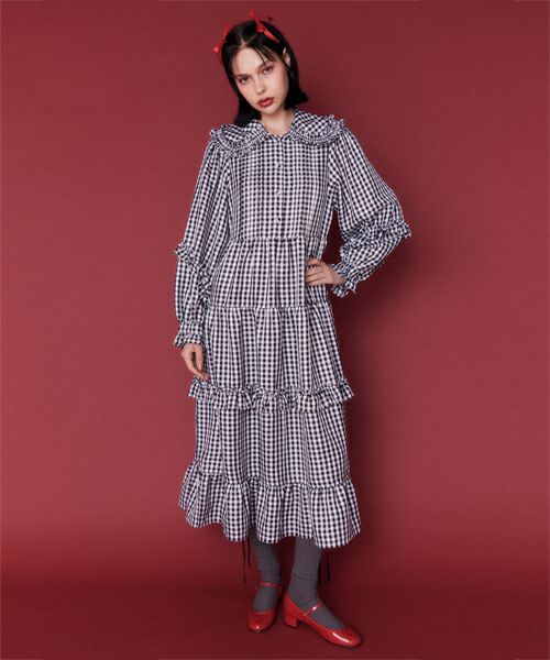 MAKE MY DREAM FRILL DRESS | Candy Stripper（キャンディ