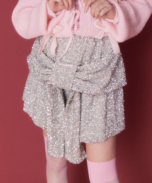DOLLY RIBBON VELOUR TOPS | Candy Stripper（キャンディ