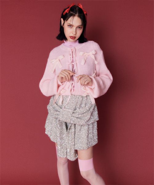 HOLIDAY RIBBON BALLOON PANTS | Candy Stripper（キャンディ