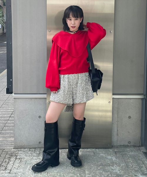 HOLIDAY RIBBON BALLOON PANTS | Candy Stripper（キャンディ