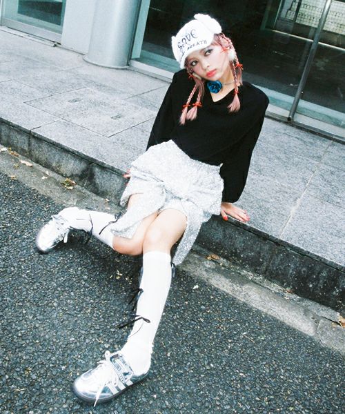 HOLIDAY RIBBON BALLOON PANTS | Candy Stripper（キャンディ