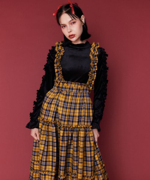 HOLY NIGHT FRILL JUMPER SKIRT | Candy Stripper（キャンディ