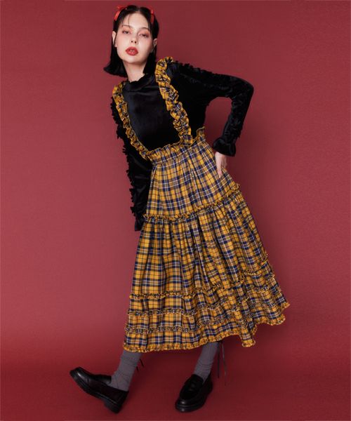 HOLY NIGHT FRILL JUMPER SKIRT | Candy Stripper（キャンディ 