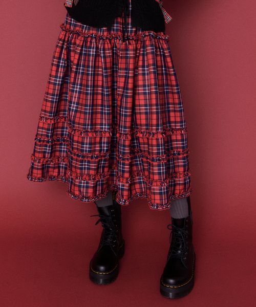 HOLY NIGHT FRILL JUMPER SKIRT | Candy Stripper（キャンディ