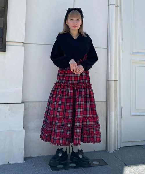 HOLY NIGHT FRILL JUMPER SKIRT | Candy Stripper（キャンディ