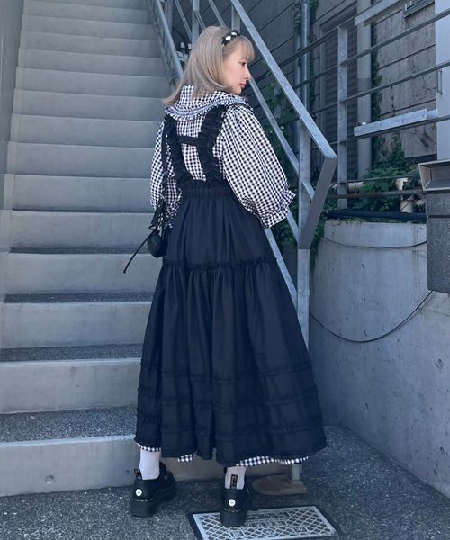 HOLY NIGHT FRILL JUMPER SKIRT | Candy Stripper（キャンディ