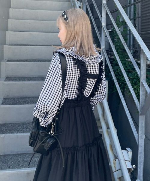 HOLY NIGHT FRILL JUMPER SKIRT | Candy Stripper（キャンディ 