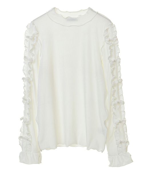 DOLLY RIBBON VELOUR TOPS | Candy Stripper（キャンディ ストリッパー 