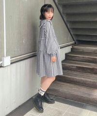 TINY RIBBON CHECK DRESS | Candy Stripper（キャンディ ストリッパー