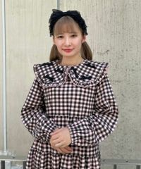 TINY RIBBON CHECK DRESS | Candy Stripper（キャンディ ストリッパー