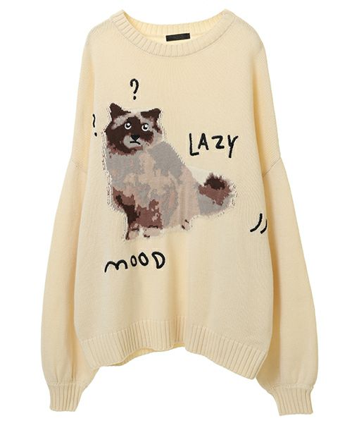 LAZY MOOD CAT KNIT | Candy Stripper（キャンディ ストリッパー