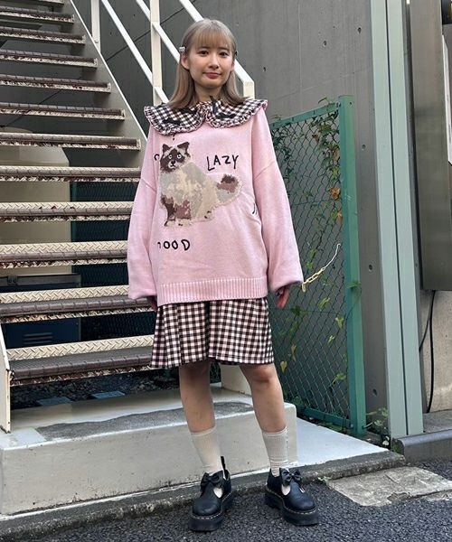 LAZY MOOD CAT KNIT | Candy Stripper（キャンディ ストリッパー