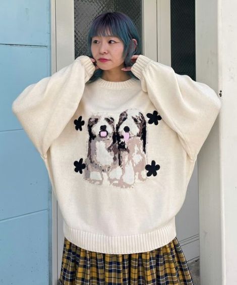 TWIN PUPPIES KNIT
