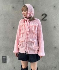 ☆★candy ribbonさま専用商品 ★☆ キャンディストリッパー、“リボン”が主役のメタリックピンク