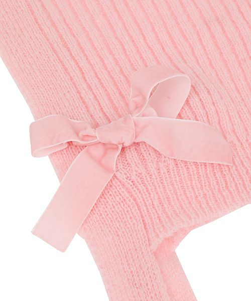 FANCY RIBBON HOOD BEANIE | Candy Stripper（キャンディ