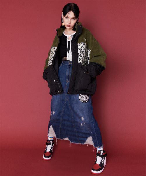 BOA MIXED BLOUSON | Candy Stripper（キャンディ ストリッパー