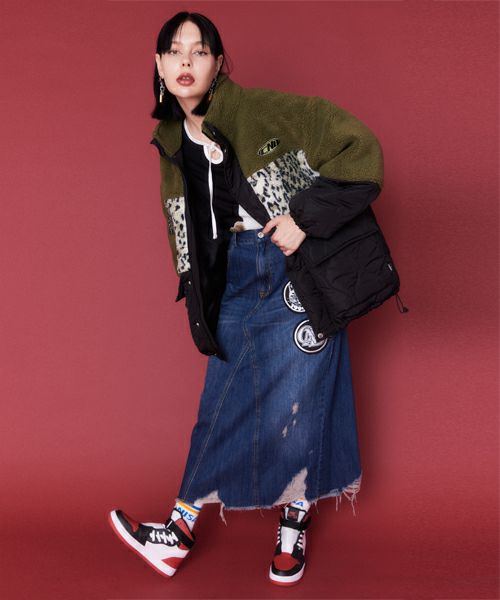 BOA MIXED BLOUSON | Candy Stripper（キャンディ ストリッパー）｜オフィシャル通販サイトCANDY STORE