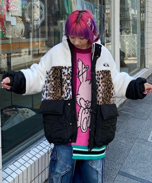 BOA MIXED BLOUSON | Candy Stripper（キャンディ ストリッパー 