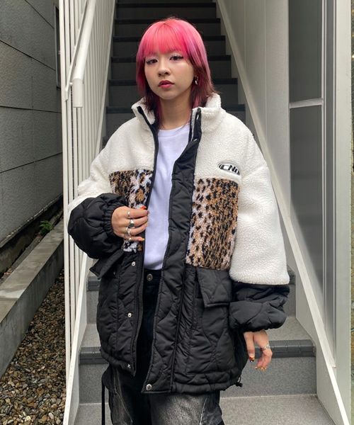 BOA MIXED BLOUSON | Candy Stripper（キャンディ ストリッパー）｜オフィシャル通販サイトCANDY STORE