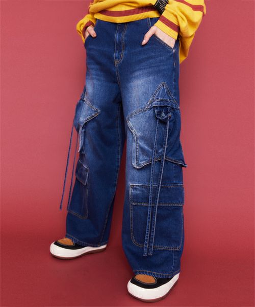 STAR POCKET DENIM PANTS | Candy Stripper（キャンディ