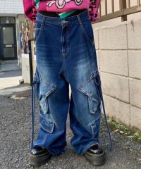 STAR POCKET DENIM PANTS | Candy Stripper（キャンディ