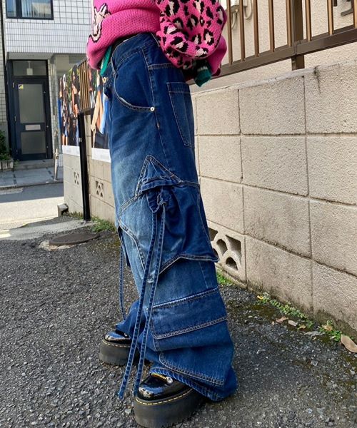 N*様 【新品未使用】STAR POCKET DENIM PANTS 黒 キャン STAR POCKET DENIM PANTS | Candy Stripper（キャンディ