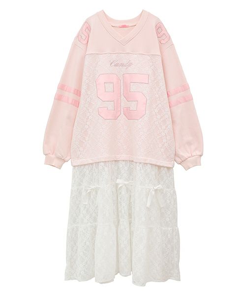 UNIFORM LAYERED DRESS | Candy Stripper（キャンディ