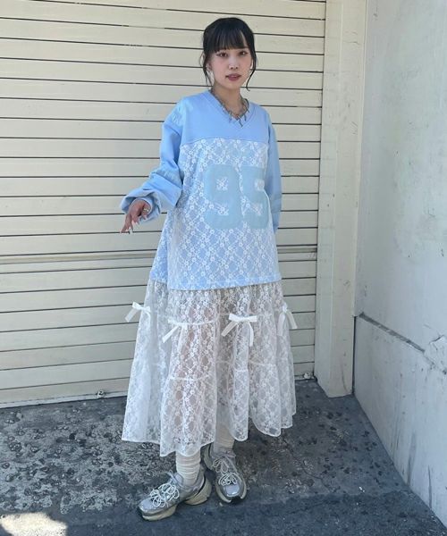 福袋 大丸 UNIFORM LAYERED DRESS | Candy Stripper（キャンディ ワンピース