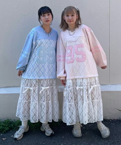 UNIFORM LAYERED DRESS | Candy Stripper（キャンディ