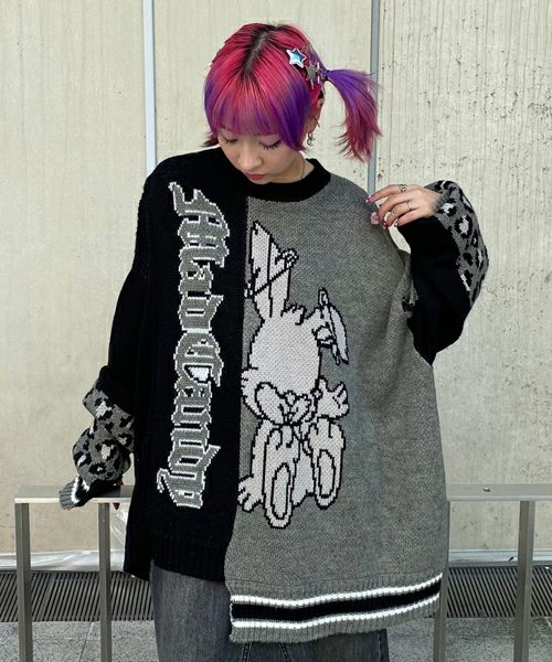 MAD CANDY CRAZY PATTERN KNIT | Candy Stripper（キャンディ  