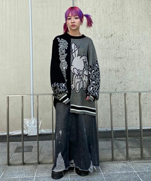 MAD CANDY CRAZY PATTERN KNIT | Candy Stripper（キャンディ
