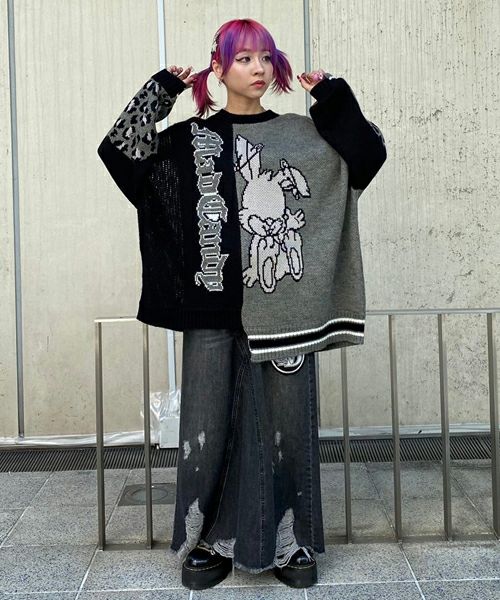 MAD CANDY CRAZY PATTERN KNIT | Candy Stripper（キャンディ
