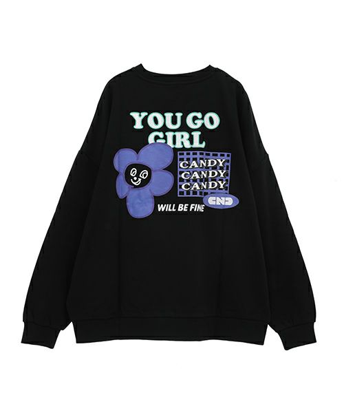 YOU GO GIRL SWEAT | Candy Stripper（キャンディ ストリッパー